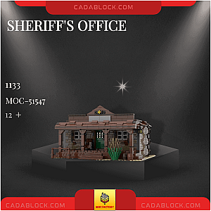 MOC Factory 51547 Sheriff's Office Modular Building