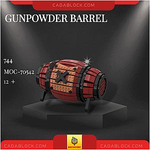 MOC Factory 70542 Gunpowder Barrel Creator Expert