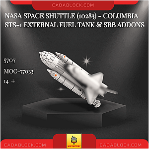 MOC Factory 77033 NASA Space Shuttle (10283) - Columbia STS-1 External Fuel Tank &amp; SRB Addons Space