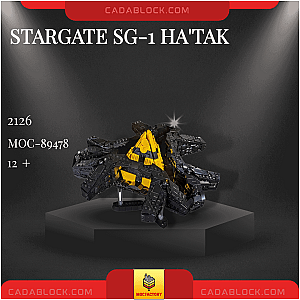 MOC Factory 89478 Stargate SG-1 Ha'tak Space