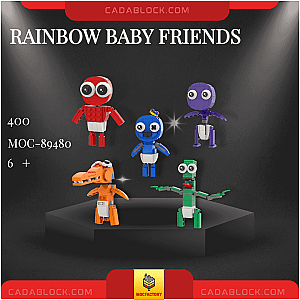 MOC Factory 89480 Rainbow Baby Friends Creator Expert