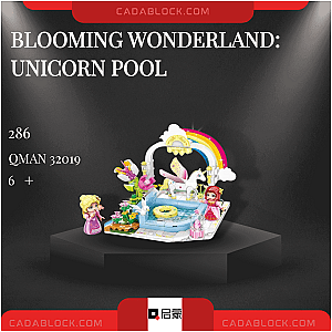 QMAN / ENLIGHTEN / KEEPPLEY 32019 Blooming Wonderland: Unicorn Pool Creator Expert