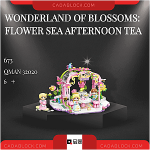 QMAN / ENLIGHTEN / KEEPPLEY 32020 Wonderland of Blossoms: Flower Sea Afternoon Tea Creator Expert