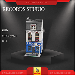 MOC Factory 37241 Records Studio Modular Building