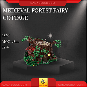 MOC Factory 98101 Medieval Forest Fairy Cottage Creator Expert