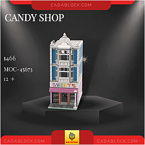MOC Factory 45673 Candy Shop Modular Building