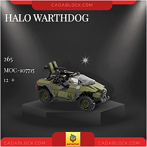 MOC Factory 107715 Halo Warthdog Military