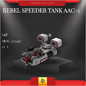 MOC Factory 110435 Rebel Speeder Tank AAC-1 Star Wars