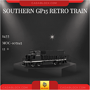 MOC Factory 105945 Southern GP15 Retro Train Technician