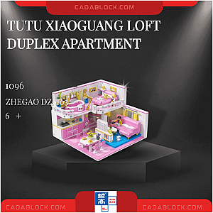 ZHEGAO DZ6103 Tutu Xiaoguang Loft Duplex Apartment Creator Expert