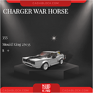 MOULD KING 27035 Charger War Horse Technician