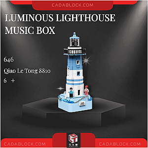 Qiao Le Tong 8810 Luminous Lighthouse Music Box Creator Expert