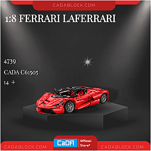 CaDa C61505 1:8 Ferrari Laferrari Technician