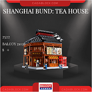 BALODY 21026 Shanghai Bund: Tea House Modular Building