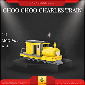 MOC Factory 89491 Choo Choo Charles Train Creator Expert