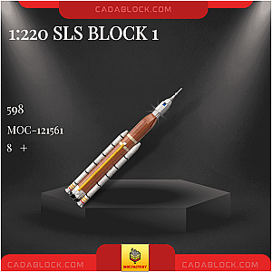 MOC Factory 121561 1:220 SLS Block 1 Space