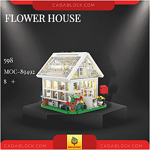 MOC Factory 89492 Flower House Creator Expert