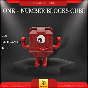 MOC Factory 105148 ONE - Number Blocks Cube Creator Expert