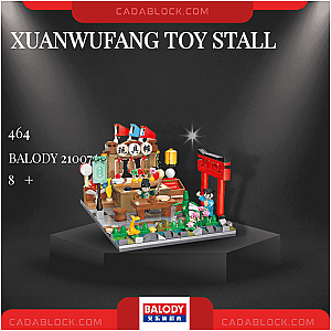 BALODY 21007 Xuanwufang Toy Stall Creator Expert