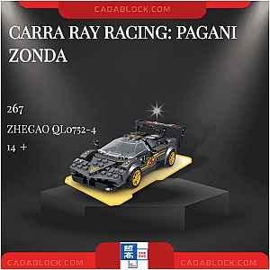 ZHEGAO QL0752-4 Carra Ray Racing: Pagani Zonda Technician