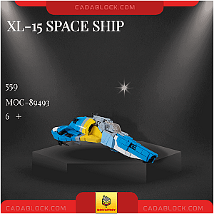 MOC Factory 89493 XL-15 Space Ship Space