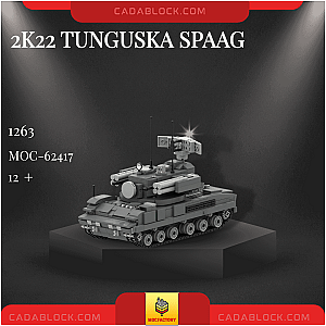 MOC Factory 62417 2K22 Tunguska SPAAG Military