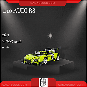 K-Box 10516 1:10 Audi R8 Technician