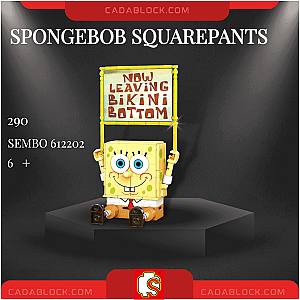 SEMBO 612202 SpongeBob SquarePants Creator Expert