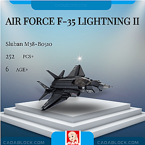Sluban M38-B0510 Air Force F-35 Lightning II Technician