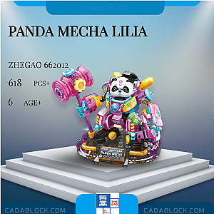 ZHEGAO 662012 Panda Mecha Lilia Creator Expert