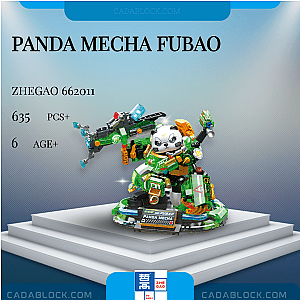 ZHEGAO 662011 Panda Mecha Fubao Creator Expert