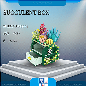 ZHEGAO 663004 Succulent Box Creator Expert