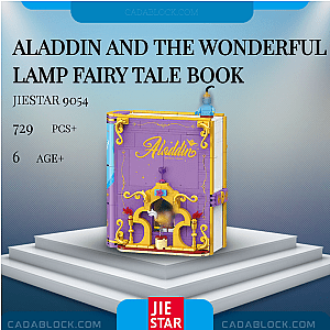 JIESTAR 9054 Aladdin and The Wonderful Lamp Fairy Tale Book Creator Expert