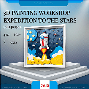 JAKI JK5306 3D Painting Workshop Expedition to the Stars Creator Expert