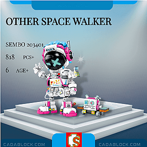 SEMBO 203401 Other Space Walker Creator Expert