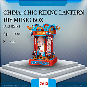 JAKI JK1188 China-Chic Riding Lantern DIY Music Box Creator Expert