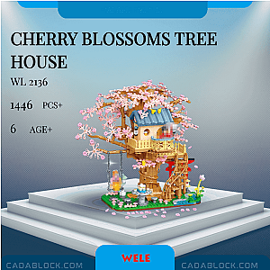 Wele 2136 Cherry Blossoms Tree House Creator Expert