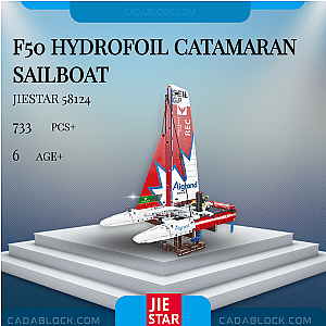 JIESTAR 58124 F50 Hydrofoil Catamaran Sailboat Technician
