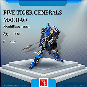 MORK 93005 Five Tiger Generals MaChao Creator Expert