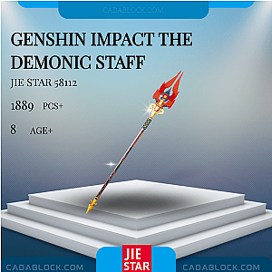 JIESTAR 58112 Genshin Impact the Demonic Staff Movies and Games