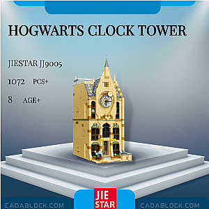 JIESTAR JJ9005 Hogwarts Clock Tower Modular Building