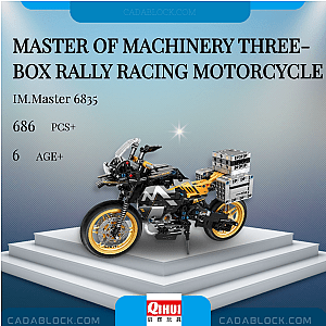 IM.Master 6835 Master of Machinery Three-box Rally Racing Motorcycle Technician