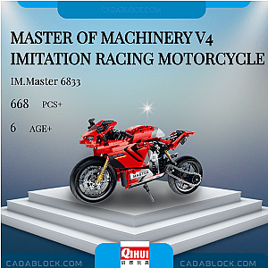 IM.Master 6833 Master of Machinery V4 Imitation Racing Motorcycle Technician