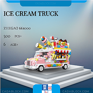 ZHEGAO 661000 Ice Cream Truck Creator Expert