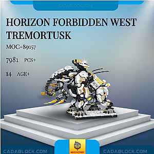 MOC Factory 89157 Horizon Forbidden West Tremortusk Movies and Games