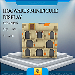 MOC Factory 50516 Hogwarts Minifigure Display Movies and Games