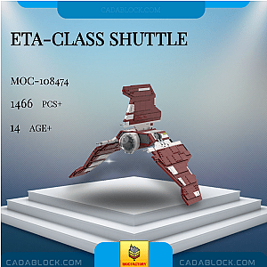 MOC Factory 108474 Eta-class Shuttle Star Wars