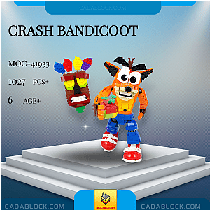 MOC Factory 41933 Crash Bandicoot Movies and Games