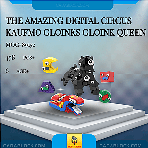 MOC Factory 89152 The Amazing Digital Circus Kaufmo Gloinks Gloink Queen Movies and Games