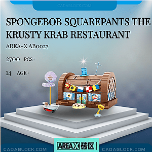 AREA-X AB0027 SpongeBob SquarePants the Krusty Krab Restaurant Movies and Games